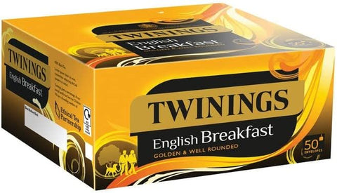 Twinings English Breakfast Enveloped Tea Bags (50)