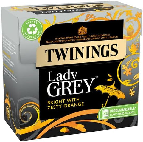 Twinings Lady Grey Tea Bags (80)