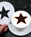 5 Pointed Star Latte Art Coffee Stencil