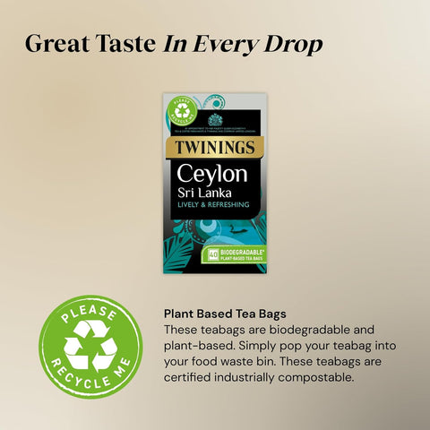 Twinings Ceylon Tea Bags (40)