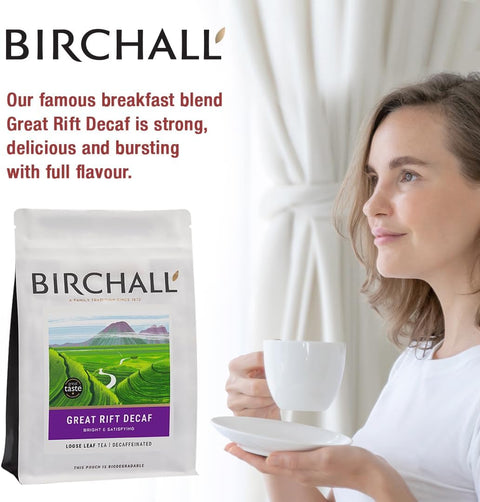 Birchall Great Rift Decaf Rainforest Loose Leaf Tea (250g)