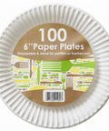 6" Disposable Paper Plates