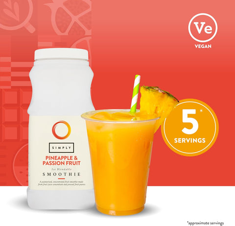 Simply Pineapple & Passionfruit Smoothie 1 Litre