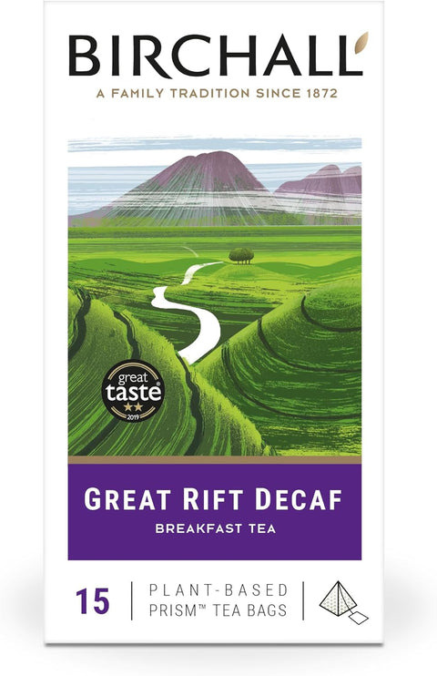 Birchall Great Rift Decaf Rainforest Prism Tea Bags (15)