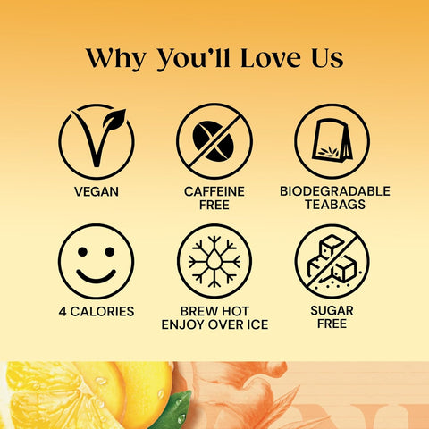 Twinings Lemon & Ginger String Tag & Envelope Tea Bags (20)