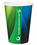 7oz Prism Green Tall Paper Cups