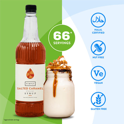 Simply Organic Salted Caramel Syrup (1 Litre)