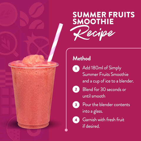 Simply Summer Fruit Smoothie 12 x 1 Litre