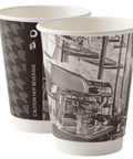 8oz Double Wall Barista Mixed Takeaway Cups