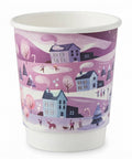 8oz Vegware Xmas Double Wall Compostable Cups