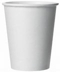8oz White Single Wall Paper Cups