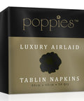 Airlaid Napkin - Black 40x40cm 4 Fold