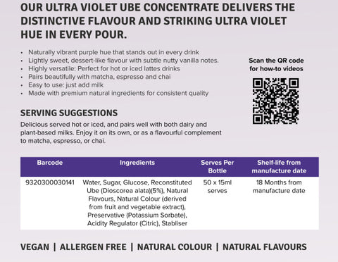 Alchemy Ultra Violet Ube Concentrate (750ml)
