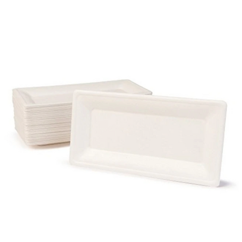 Bagasse Sugarcane Biodegradable Compostable Tray 26cm x 13cm