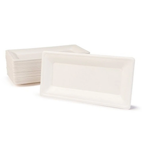 Bagasse Sugarcane Biodegradable Compostable Tray 26cm x 13cm