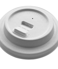 Bagasse 12oz Lift & Lock Lids For Disposable Cups