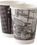 12oz Double Wall Barista Mixed Takeaway Cups