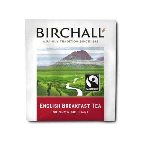 Birchall English Breakfast Fairtrade Rainforest Envelope Tea Bags