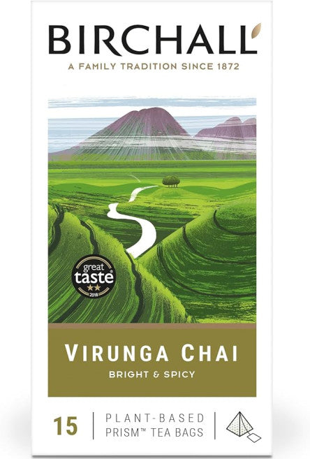 Birchall Virunga Chai Rainforest Prism Tea Bags (15)