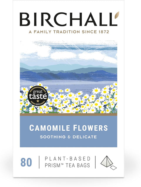 Birchall Camomile Flowers Prism Tea Bags (80)