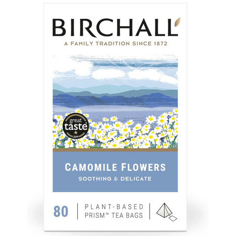 Birchall Camomile Flowers Prism Tea Bags (80)