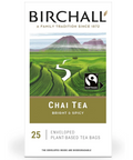 Birchall Chai Tea Fairtrade Envelope Tea Bags (25)