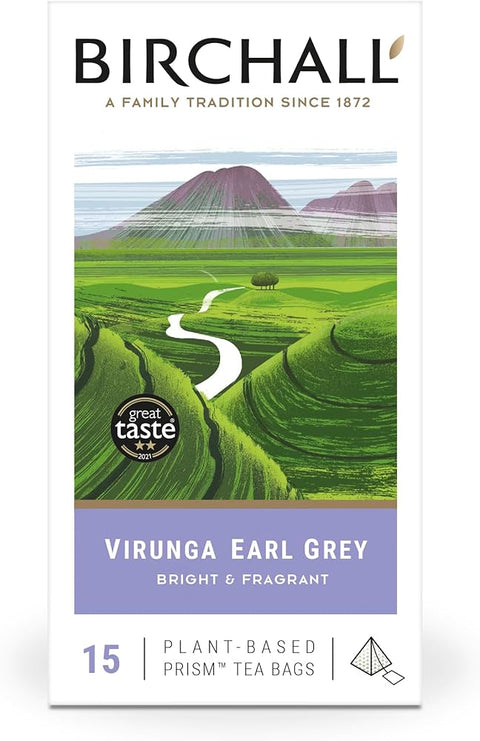 Birchall Virunga Rainforest Earl Grey Prism Tea Bags (15)
