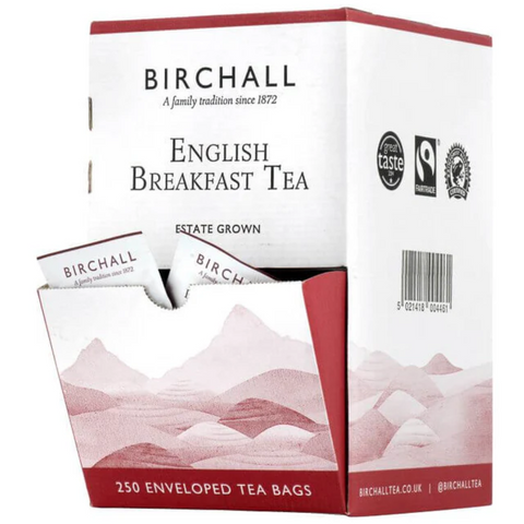 Birchall English Breakfast Fairtrade Rainforest Envelope Tea Bags (250)