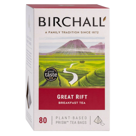 Birchall Great Rift Rainforest Breakfast Prism Tea Bags (80)