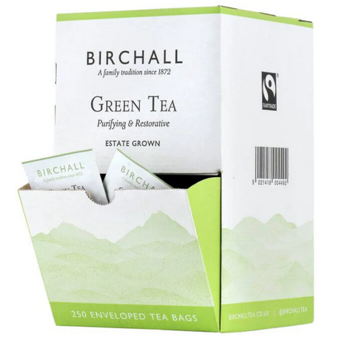 Birchall Green Tea Fairtrade Envelope Tea Bags (250)