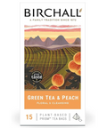 Birchall Green Tea & Peach Prism Tea Bags (15)