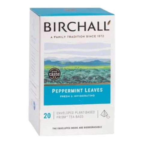 Birchall Peppermint Envelope Prism Tea Bags (20)