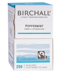Birchall Peppermint Fairtrade Envelope Tea bags (250)