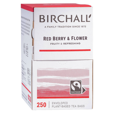 Birchall Red Berry & Flower Fairtrade Envelope Tea Bags (250)
