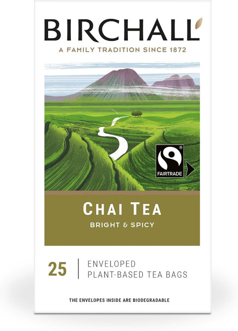 Birchall Chai Tea Fairtrade Envelope Tea Bags