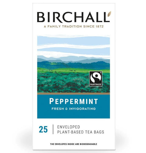 Birchall Peppermint Fairtrade Envelope Tea Bags