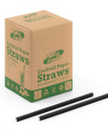 Black Paper Cocktail Straws