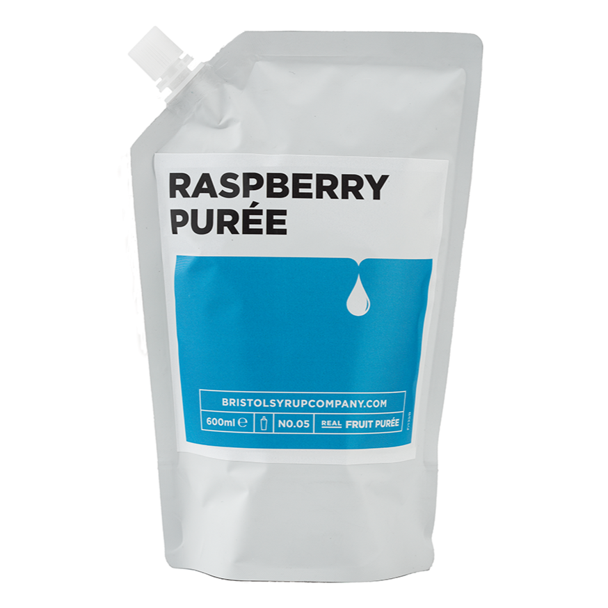 Mayson's Raspberry Puree Bristol Syrup Co | Pure Raspberry Puree | 600ml Pouch – A1 Coffee
