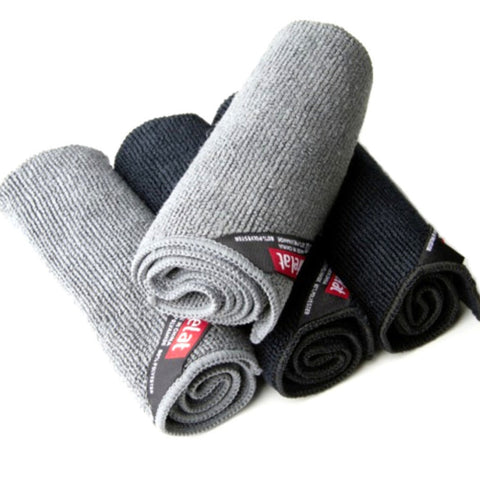 Cafelat Microfibre Cleaning Cloths - 2 Black & 2 Grey