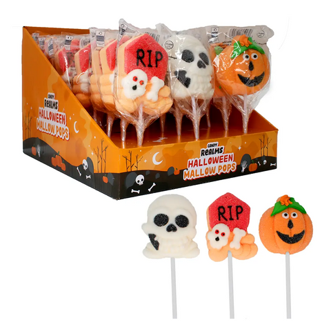 Candy Realms Halloween Mallow Pops (24 x 22g)