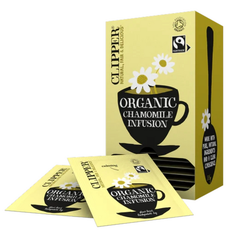 Clipper Fairtrade Organic Chamomile Envelope Tea Bags 