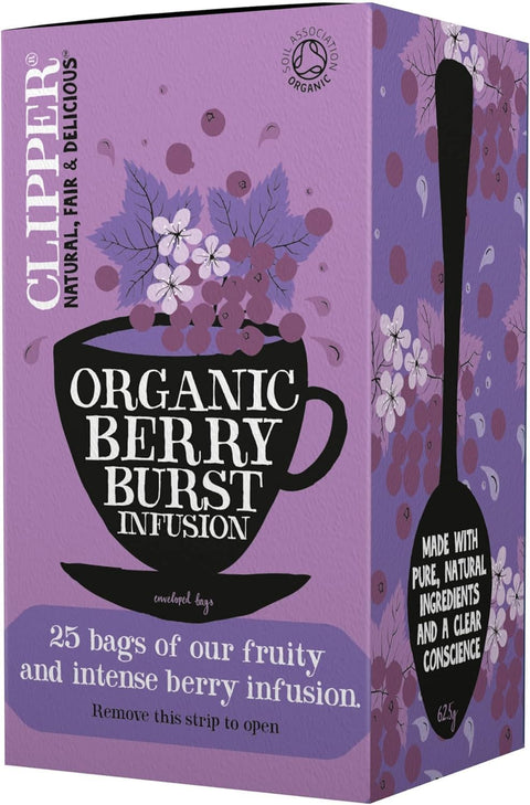 Clipper Organic Berry Burst Envelope Tea Bags (25)