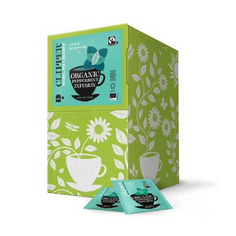 Clipper Organic Peppermint Enveloped Tea Bags - Box of 250
