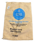 Swiss Water coffee bag on a white background