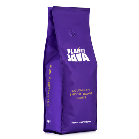 Planet Java Colombian Smooth Roast Beans (1Kg)