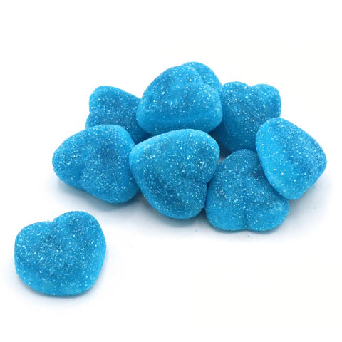 Fizzy Filled Raspberry Hearts (1Kg)