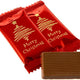 Xmas Milk Orange Chocolate Petits "Merry Christmas" (100)