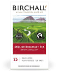 Birchall English Breakfast Fairtrade Rainforest Envelope Tea Bags