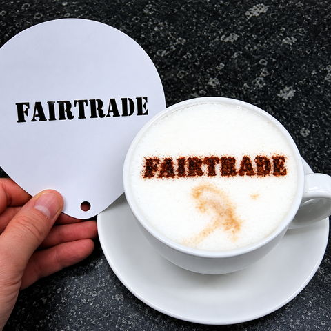 Fairtrade Latte Art Coffee Stencil