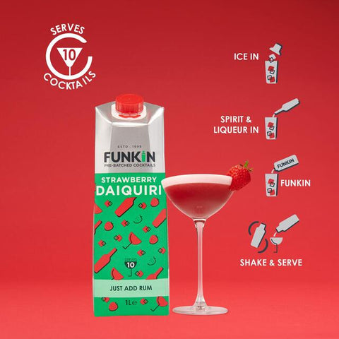Funkin Strawberry Daiquiri Cocktail Mix